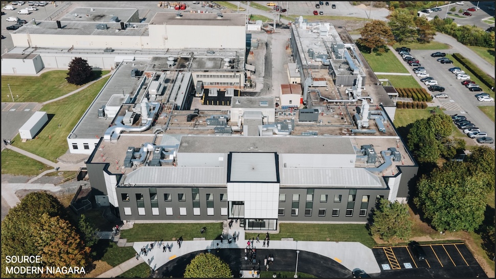 aerial view of 945 Princess St in Kington ON